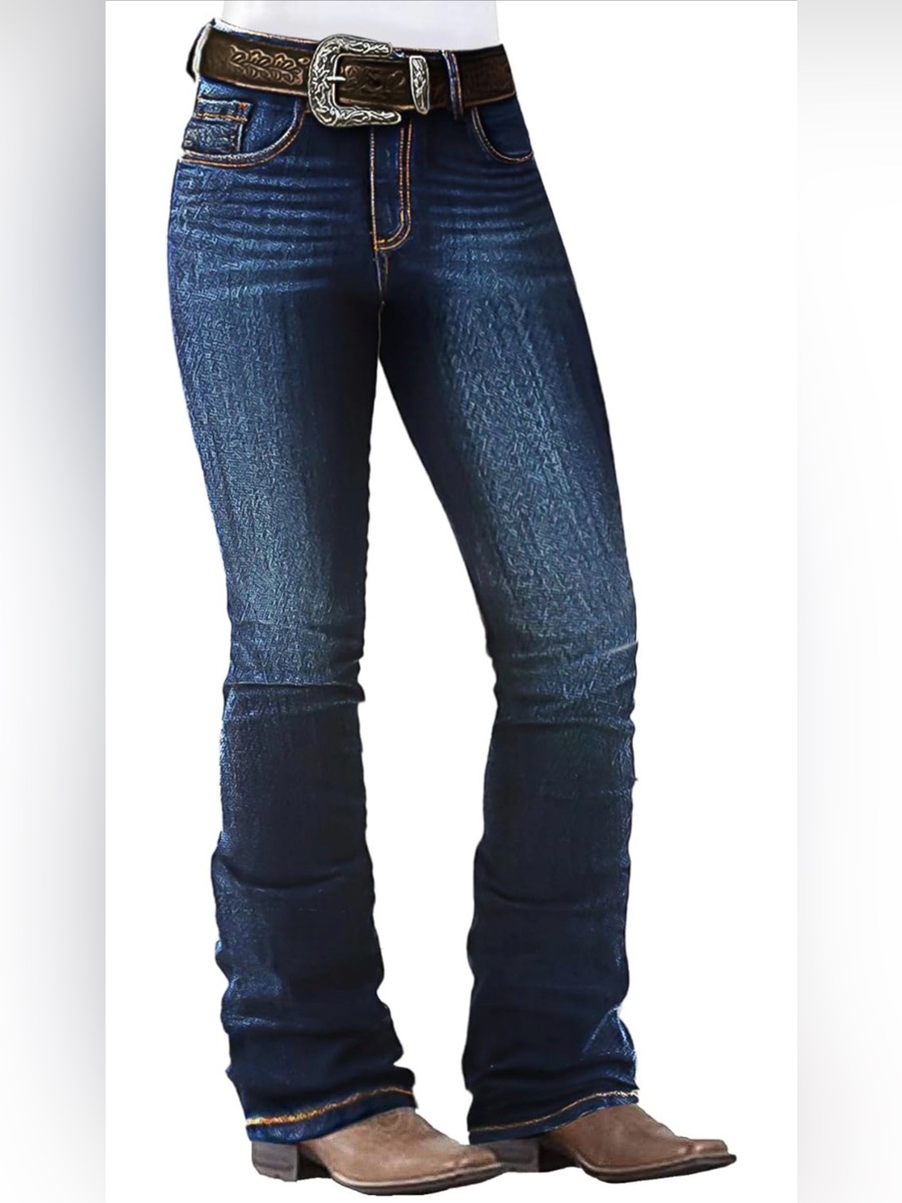 Flamingals Dark Wash Bootcut Jeans